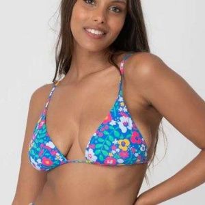 BRIGHT SWIMWEAR LILY TOP (FLOWER GARDEN) Size Small